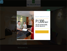 Tablet Screenshot of maxwellhotelcebu.com